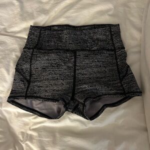 High-Waist Black Women’s Workout Shorts Lululemon